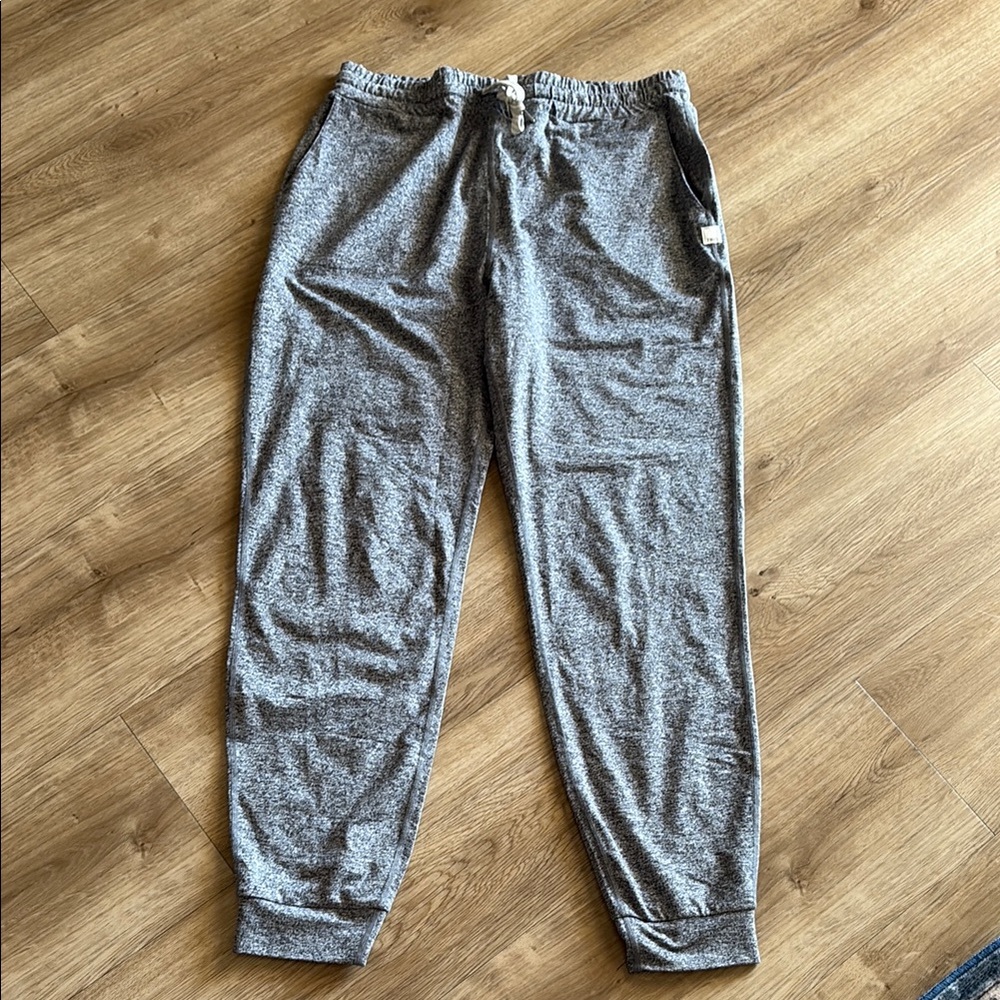Vuori Dream Knit Gray Track Joggers
